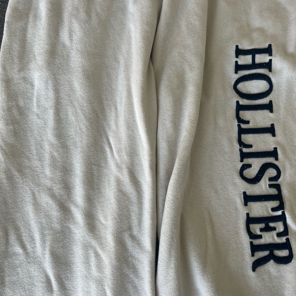 Hollister White Sweatpants
